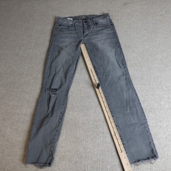 Mother Womens Jeans 28 Gray Looker Ankle Fray Made in USA - Picture 7 of 13